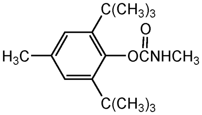 Terbutol ; 2.6-Di-t-butyl-p-tolyl-methylcarbamate; 2.6-Di-t-butyl-4-methylphenyl Nmethylcarbamate; Terbucarb; Azak®; PS-550