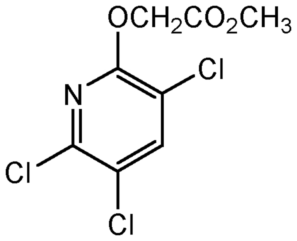 Picture of Triclopyr methyl ester ; [(3;5;6-Trichloro-2-pyridinyl)oxy]acetic acid methyl ester; PS-1110