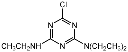 Trietazine ; 2-Chloro-4-diethylamino-6-ethylamino-1;3;5-triazine ; PS-2107