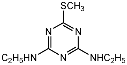 Simetryn ; 2;4-Bis(ethylamino)-6-methylthio-1;3;5-triazine; N;NÃ¢â¬â¢-Diethyl-; Gybon®; PS-381; F2234