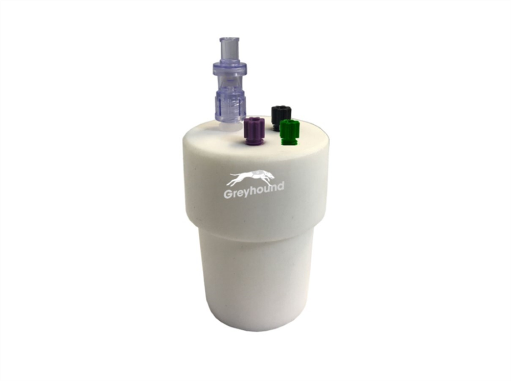 Picture of Smart Healthy Cap for ground neck (29/32mm) with 3 Universal connectors (1/8" to 1/16") and 1 air check valve