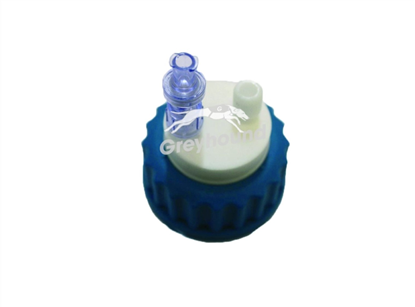 Smart Healthy Cap GL45 for preparative HPLC with 1 connector (3/16") and 1 air check valve