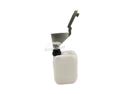 Smart Waste Cap funnel with hinged lid for S55 can