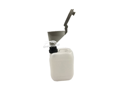 Smart Waste Cap funnel with hinged lid for S60 can