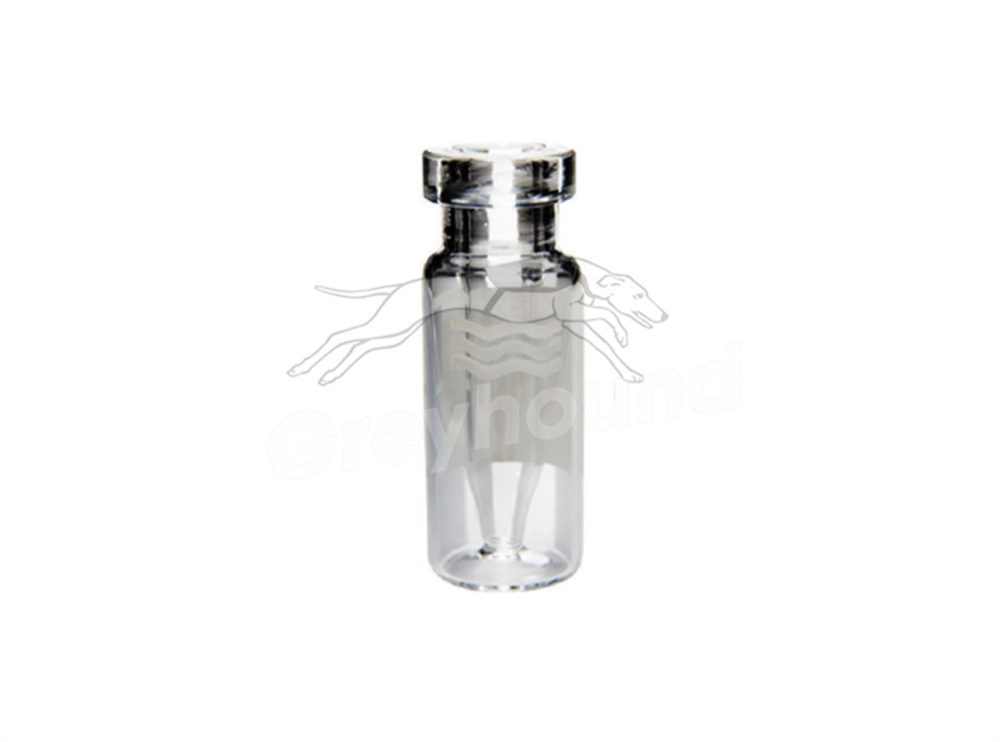 Picture of 300µL Crimp Top Fixed Insert Vial, Clear Glass with Write-on Patch (Micro+)
