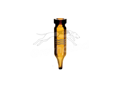600µL Crimp Top Tapered Vial - Amber Glass