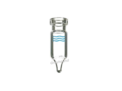900µL Crimp Top Tapered Vial - Clear Glass