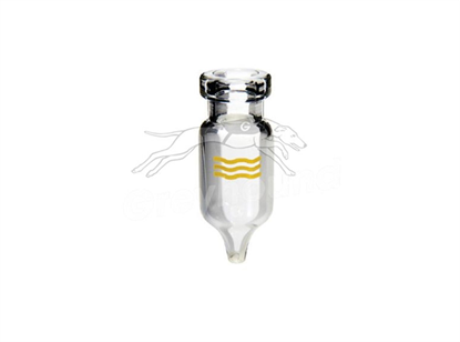 1.1mL Crimp Top, Wide Neck ,Tapered Vial - Clear Glass