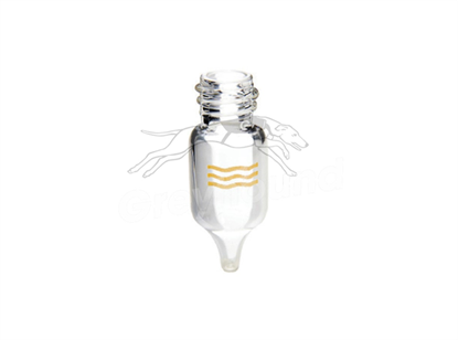 1.1mL Screw Top Tapered Vial - Clear Gold Grade Glass