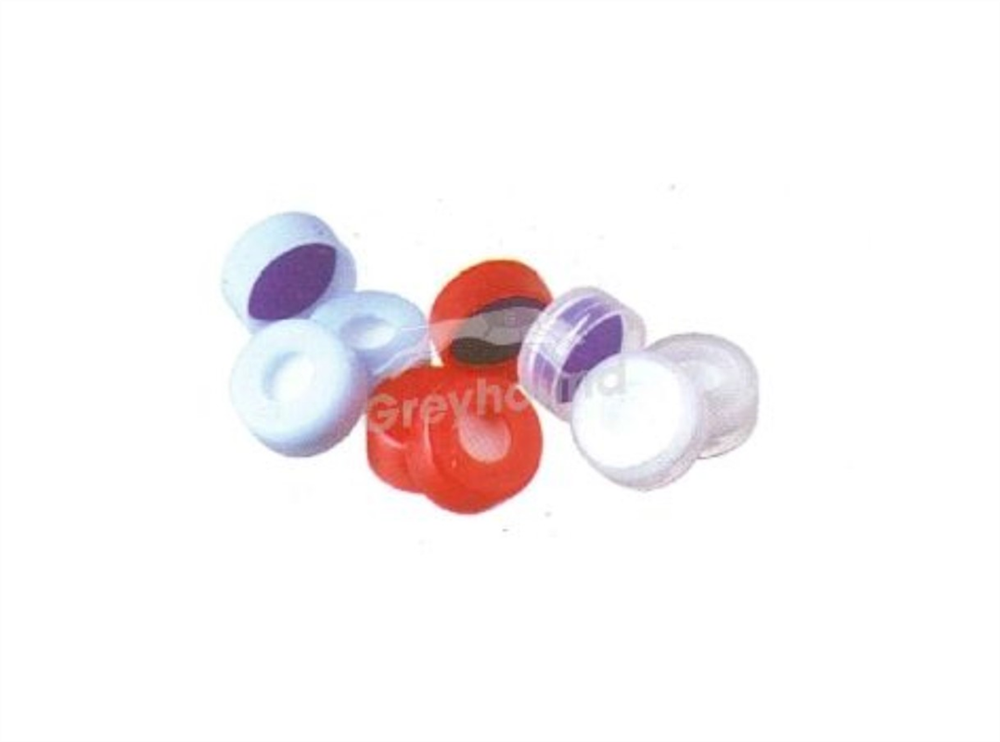Picture of 11mm Snap Cap (Blue) - Polyethylene, with Pre-Slit Silicone/PTFE Seal