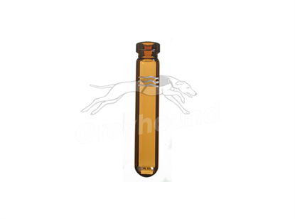 1mL Crimp Top Round Bottom Vial - Amber Glass
