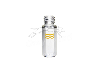 2mL Screw Top Vial - Clear Gold Grade Glass with Write-on Patch