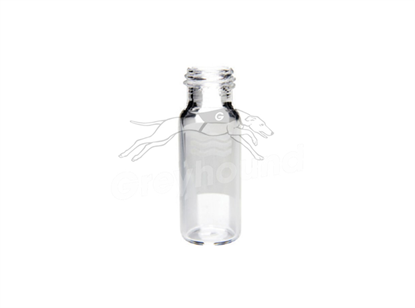 2mL Screw Top Wide Neck Vial - Clear Glass with Write-on Patch