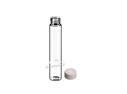 60mL Screw Top EPA Vial and cap with Silicone/PTFE Seal - Clear Glass, Class 100