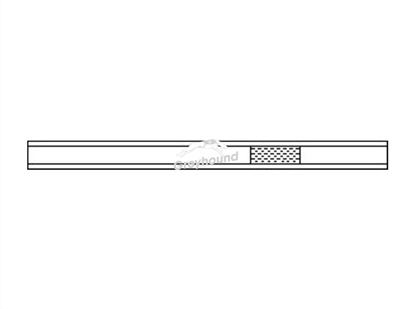 Inlet Liner - Split with quartz wool, 4mmID, 78.5mm length