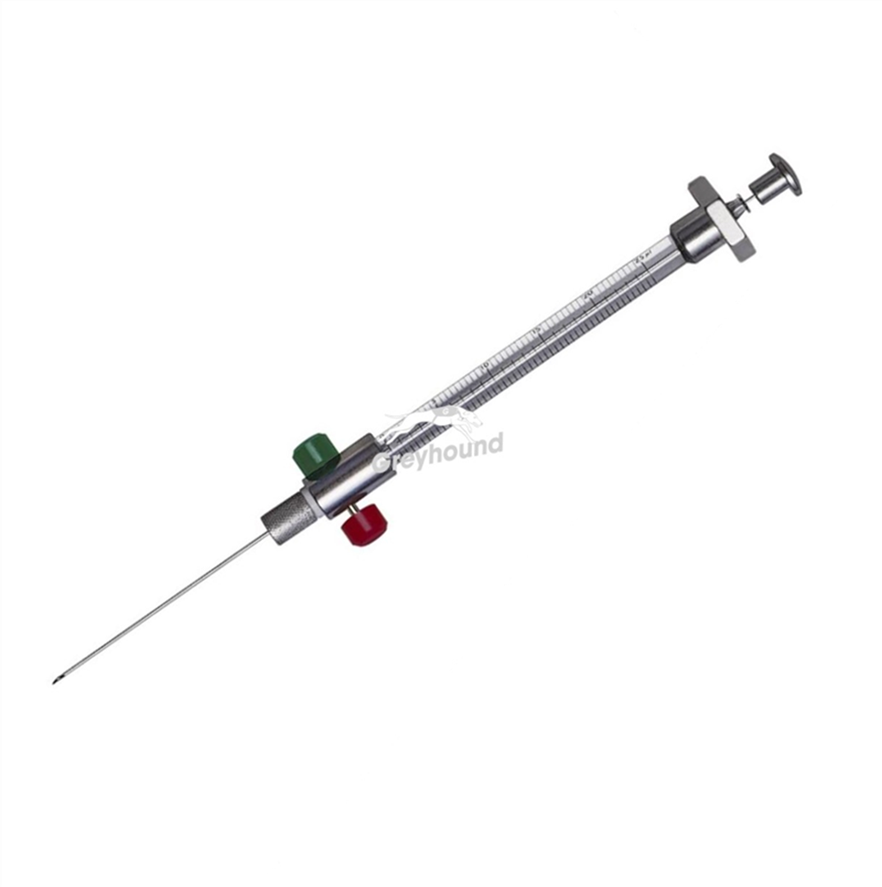 Picture of Series A-2, 25uL Syringe with Slip-on Needle and push-button valve
