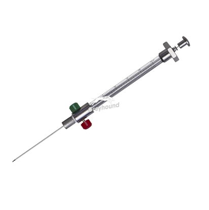 Series A-2, 25uL Syringe with Slip-on Needle and push-button valve