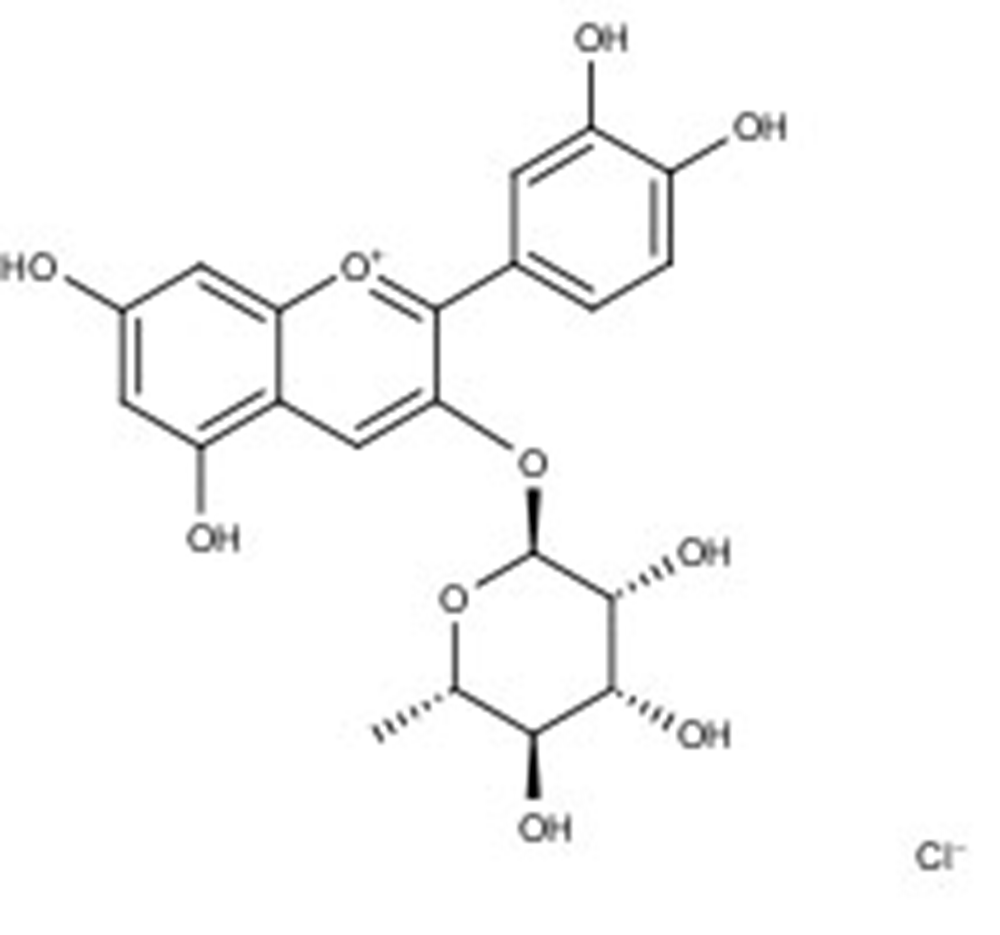 Picture of Cyanidin-3-O-rhamnoside chloride