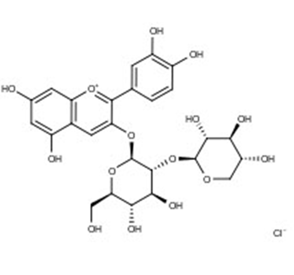 Picture of Cyanidin-3-O-sambubioside chloride