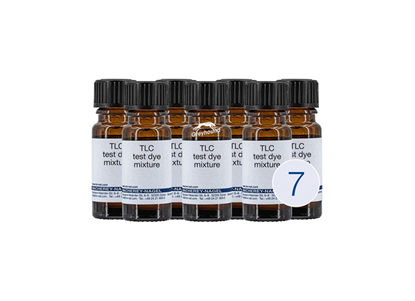 Set of 7 individual components of test dye mixture 2