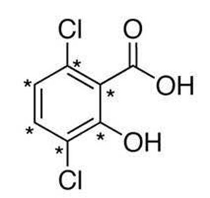 3,6-Dichlorosalicylic acid(13C6) Solution