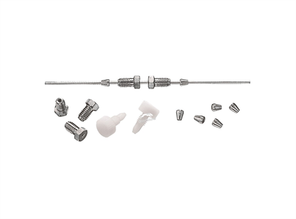 Macherey-Nagel CPS S/S 0.12mmID capillaries, nuts and metal ferrules