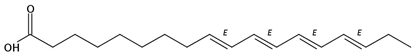 9(E),11(E),13(E),15(E)-Octadecatetraenoic acid, 100ug