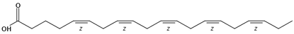 5(Z),8(Z),11(Z),14(Z),17(Z)-Eicosapentaenoic acid, 5 x 100mg