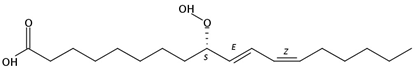 9(S)-Hydroperoxy-10(E),12(Z)-octadecadienoic acid, 5 x 1mg