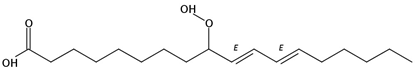 9-Hydroperoxy-10(E),12(E)-octadecadienoic acid, 100ug