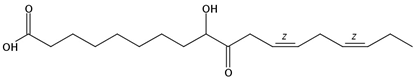 9-Hydroxy-10-oxo-12(Z),15(Z)-octadecadienoic acid, 100ug