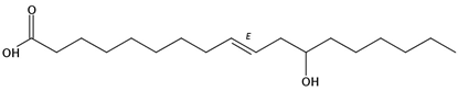 12-Hydroxy-9(E)-octadecenoic acid, 5 x 100mg