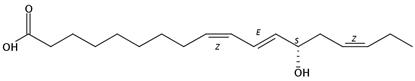 13(S)-hydroxy-9(Z),11(E),15(Z)-octadecatrienoic acid, 500ug