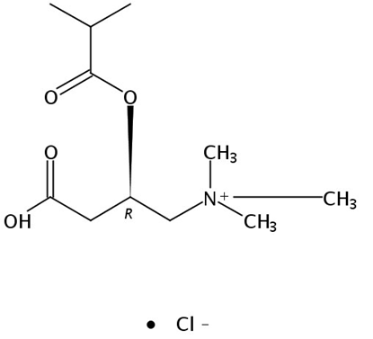 Isobutyryl-L-Carnitine HCl salt, 50mg