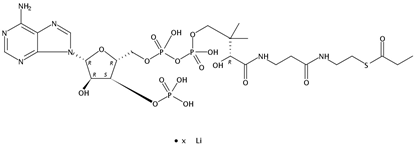 Propionyl Coenzyme A Li salt, 10mg