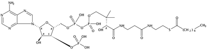 Octanoyl Coenzyme A K salt, 10mg