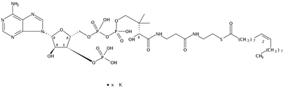9(Z)-Octadecenoyl Coenzyme A K salt, 25mg