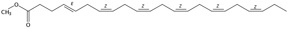 Picture of Methyl 4(E),7(Z),10(Z),13(Z),16(Z),19(Z)-Docosahexaenoate, 1mg