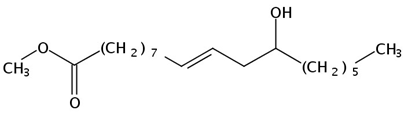 Methyl 12-Hydroxy-9(E)-octadecenoate, 5 x 100mg