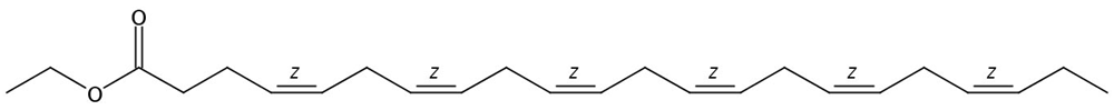 Picture of Ethyl 4(Z),7(Z),10(Z),13(Z),16(Z),19(Z)-Docosahexaenoate, 100mg