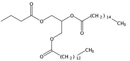 1-Myristin-2-Palmitin-3-Butyrin, 25mg