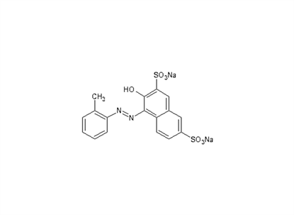 o-tuluidine-4-AZO-3-hydroxy-2,7-napthalenedisulfonic acid disodium salt 