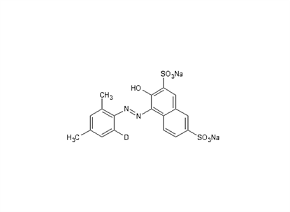 2,4-xylidine-4-AZO-3-hydroxy-2,7-napthalenedisulfonic acid disodium salt D1 
