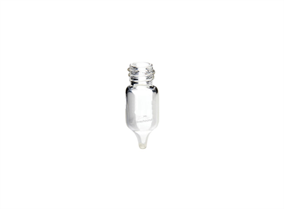 1.1mL Screw Top Vial with Tapered Bottom, Clear Glass, 8-425 Thread