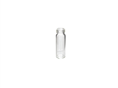8mL Environmental Storage Vial, Screw Top, Clear Glass, 15-425 Thread, Q-Clean