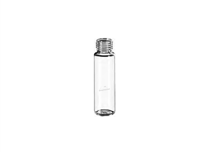 20mL Headspace Vial, Screw Top, Clear Glass, Rounded Bottom, 18mm Thread, Q-Clean