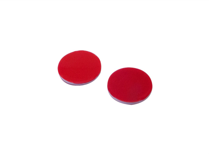 Red PTFE/White Silicone/Red PTFE Septa 10.5mm x 1mm, for 11mm Snap Caps