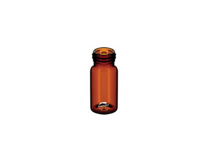 20mL Environmental Storage Vial, Screw Top, Amber Glass, 24-400mm Thread, Q-Clean