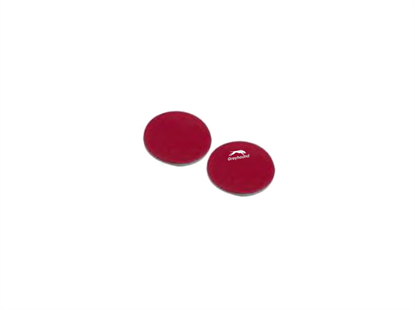 Red PTFE/White Silicone Septa, 10mm x 1.3mm, for 10mm Thread Caps, (Shore A 45)