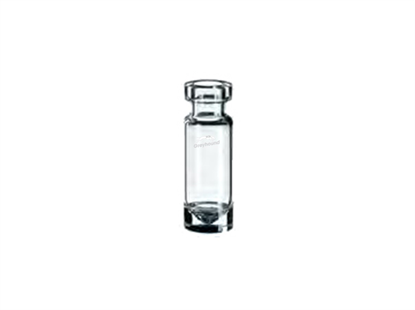 1.1mL Crimp Top Wide Mouth Vial with Tapered Bottom, Clear Glass, 11mm Crimp Finish, Silanised